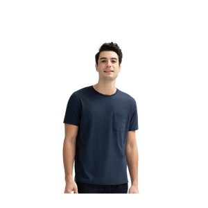 Men's Pima Cotton Pocket Crew Neck T-Shirt