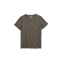 Load image into Gallery viewer, Women&#39;s Pima Cotton Striped Crew Neck T-Shirt
