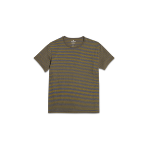 Men's Pima Cotton Striped Crew Neck T-Shirt