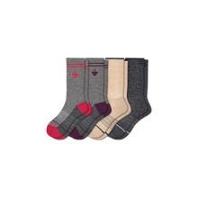 Load image into Gallery viewer, Women&#39;s Merino Wool Calf Sock 4-Pack
