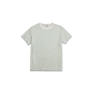 Men's Pima Cotton Striped Crew Neck T-Shirt