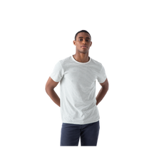 Load image into Gallery viewer, Men&#39;s Pima Cotton Striped Crew Neck T-Shirt
