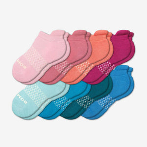 Youth Solids Ankle Sock 8-Pack