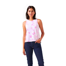 Load image into Gallery viewer, Women&#39;s Pima Cotton Tie Dye Crew Neck Tank
