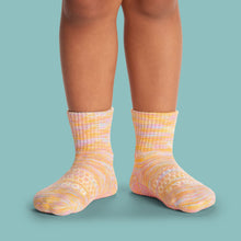 Load image into Gallery viewer, Toddler Space Dye Gripper Calf Sock 4-Pack
