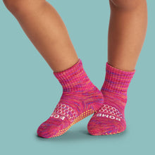 Load image into Gallery viewer, Toddler Space Dye Gripper Calf Sock 4-Pack
