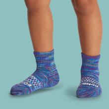 Load image into Gallery viewer, Toddler Space Dye Gripper Calf Sock 8-Pack
