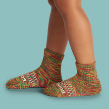 Load image into Gallery viewer, Toddler Space Dye Gripper Calf Sock 4-Pack
