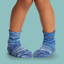 Load image into Gallery viewer, Toddler Space Dye Gripper Calf Sock 8-Pack
