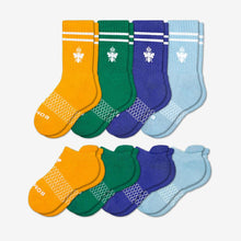 Load image into Gallery viewer, Youth Solids Calf &amp; Ankle Sock 8-Pack

