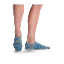 Load image into Gallery viewer, Women&#39;s Sparkle Space Dye Cushioned No Show Socks
