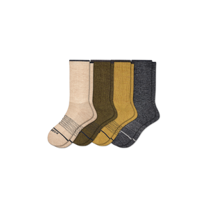 Men's Merino Wool Calf Sock 4-Pack