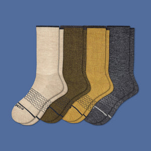 Men's Merino Wool Calf Sock 4-Pack