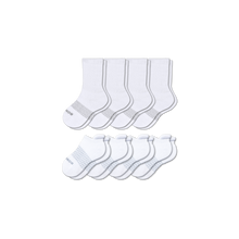 Load image into Gallery viewer, Youth Solids Calf &amp; Ankle Sock 8-Pack
