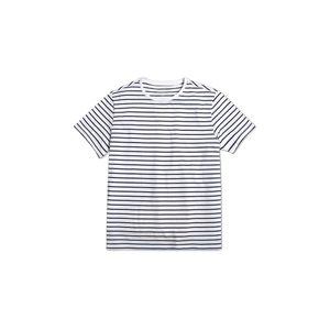 Men's Pima Cotton Nautical Stripe Crew Neck T-Shirt